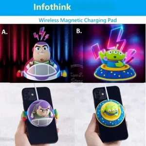 infoThink Toy Story Series Alien Buzz Magnetic Charger for iPhone Samsung Sony - Photo 1 sur 17
