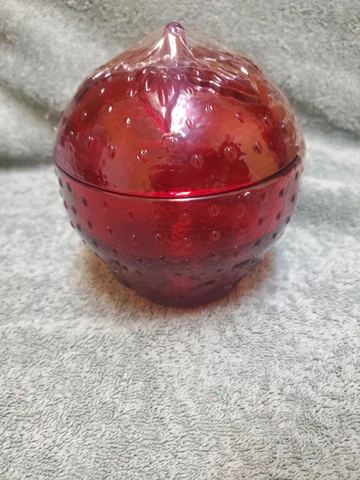 LONGABERGER RED STRAWBERRY JAM JAR Cover