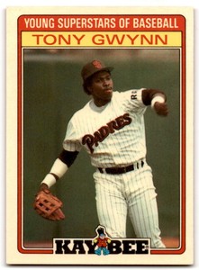 1986 Topps Kay-Bee Young Superstars of Baseball Tony Gwynn San Diego Padres #17