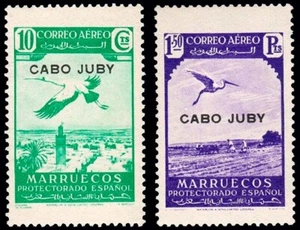 Cabo Juby - Edi ** 103+ 109 - 1938 - Habilitados - Bild 1 von 1