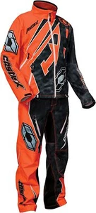 Pantalón de carreras Castle X R18 para moto de nieve - naranja/negro alfa - Imagen 1 de 4