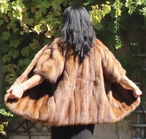 Sable Fur Jacket Vest Sable Jacket Fur Sable Vest Natural Russian Gold Sable - Picture 1 of 9