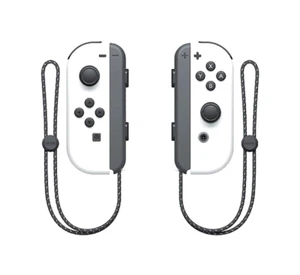 HACAJAWLR Nintendo OLED Joy Con Controller White (No Straps) - Picture 1 of 5