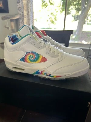 Nuevo Talla 15 - Jordan 5 Low Golf Peace, Love, And Golf 2020 Foto 1 de 3