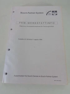 Manual de Taller De Bosch para Renault Laguna Stand 07/1995 - Imagen 1 de 1