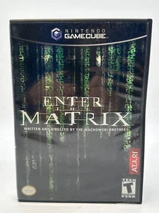 Enter The Matrix (Nintendo Gamecube, 2003) 2 Disc Set- TESTED & WORKS- BENT CASE - Picture 1 of 10