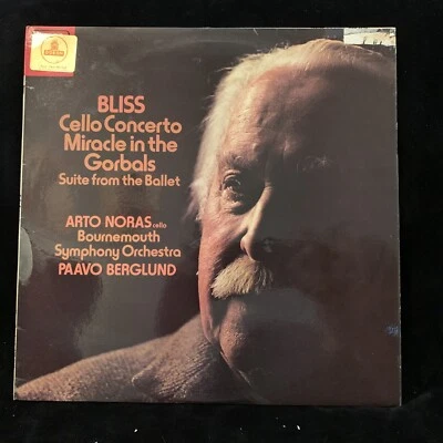 EMI ASD 3342 BLISS Cello Concerto & Miracle... NORAS - Berglund - QUAD ST LP - Image 1 of 4