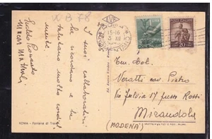 Cartolina Luogotenenza Tariffa 1,20 Lire Democratica 1945 WB78 - Imagen 1 de 1