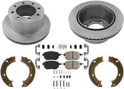 Rear Disc Brake Rotor & Pad Kit For GMC Savana 3500 2003-2008 Dual Rear Wheels - Image 1 of 4