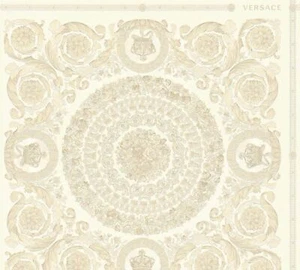 Wallpaper Versace Home 4 Floral Diamonds cream Metallic 370551 (12,46£/1qm) - Picture 1 of 3