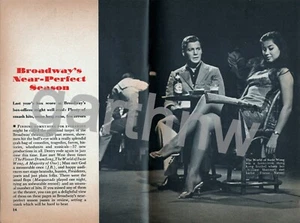 BROADWAY 1959 SAISON BILD FRANKREICH NUYEN WILLIAM SHATTNER POITIER PLUMMER etc. - Bild 1 von 2