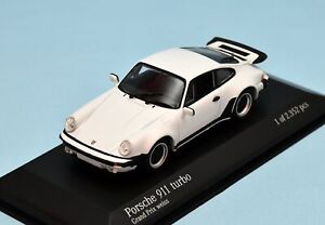 PAUL'S MODEL ART 1/43 MINICHAMPS Porsche 911 Turbo 1977 grand prix white 069002