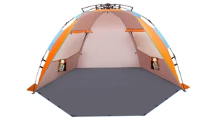 Beach Tent Sun Shelter - Portable Sun Shade Instant - Oileus X-Large - 4 Person - Picture 1 of 5