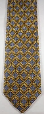 CORBATA CUELLO ROBERT TALBOTT MEJOR DE SU CLASE VERDE AZUL ROJO GEOMÉTRICA 100% SEDA Foto 1 de 4