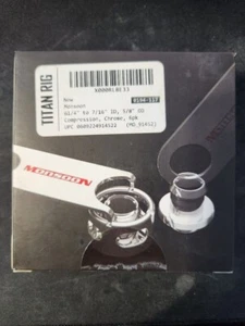 Monsoon Free Center Compression Fittings, 7/16" x 5/8" Six Pack - Chrome - Picture 1 of 2