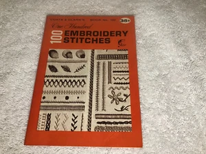 Embroidery Stitches 1964 Coats and Clark's Book No 150 One Hundred 100 - Picture 1 of 2