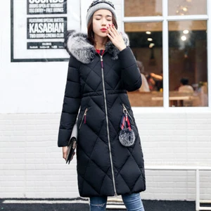 Winter Women's Clothing Korean Style Cotton-padded Overknee Lengthened - Picture 1 of 9