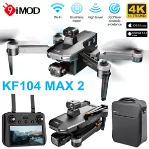 KF104 MAX 4K HD Drone GPS 3-Axis anti shake Brushless Motor Foldable Quadcopter - Picture 1 of 21
