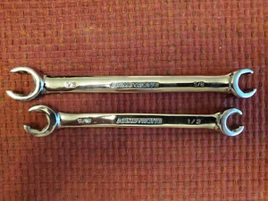 NEW!! 2 ARMSTRONG LINE WRENCHS, 1/2X9/16 & 5/8X11/16"  (FLARE NUT WRENCHS) USA ! - Picture 1 of 4