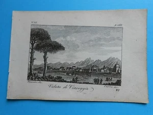 7917) Stampa originale Viareggio dis. Fournier inc. Verico - Fontani 1822 - Picture 1 of 2
