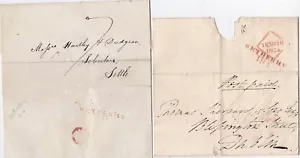 1824/30 ROSSO WETHERBY CHILOMETRAGGIO E CHILOMETRAGGIO CANCELLATI & INVOLUCRO PAGATO & NON PAGATO - Foto 1 di 2