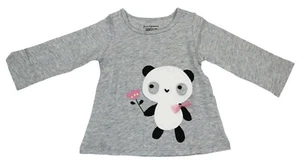 First Impressions Baby Girls Panda With Bow Applique Long Sleeve T-Shirt NWT - Picture 1 of 1