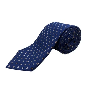 Vintage Brooks Brothers Marine Krawatte Vollseide Rautenmuster ca. 3,25" Breite - Bild 1 von 7