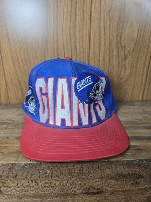 De colección Años 90 NY Giants Snapback Sombrero Logo 7 Equipo NFL Gran Hechizo Ala Verde Foto 1 de 4