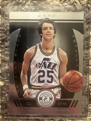 2013-14 Полностью сертифицированный баскетбол Гейл Гудрич полностью черный параллельный #1/1  - Изображение 1 из 2