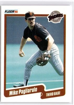 Mike Pagliarulo Base 1990 163 NM - Image 1 of 2