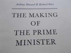 THE MAKING OF THE PRIME MINISTER Labour battle Harold Wilson Alec Douglas Home - Picture 1 of 1