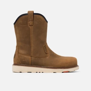 BOTA DE TRABAJO MARRÓN 9" Bolduc puntera compuesta impermeable pull-on marrón talla 11,5 - Imagen 1 de 6