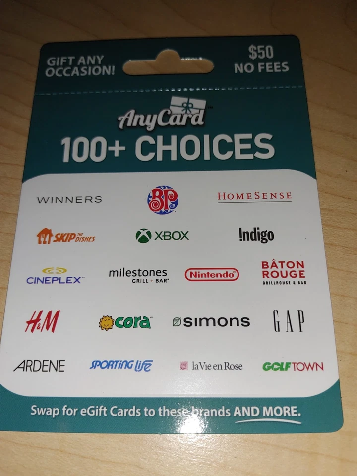 $50.00 AnyCard Gift Card - Image 1 of 1