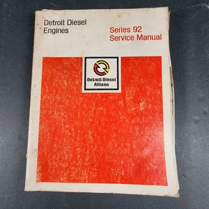 Detroit Motori Diesel Serie 92 Manuale di Servizio Edizione 1977 Libro - Foto 1 di 4