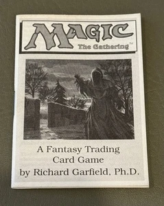 Magic The Gathering MTG 1993 Beta-Unlimited Rule book Vintage - GREAT SHAPE! - Picture 1 of 2