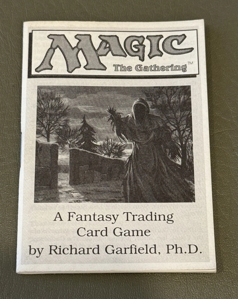 Magic The Gathering MTG 1993 Beta-Unlimited Rule book Vintage - GREAT SHAPE! - Image 1 of 2