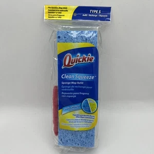 Quickie Clean Squeeze Schwamm Wischmop Nachfüller Ersatz Typ S passend für Wischmop #045 blau - Bild 1 von 6