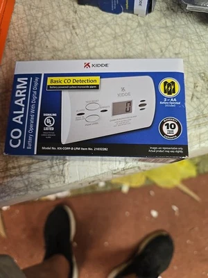 Kidde KN-COPP-B-LPM alarme de monóxido de carbono operado por bateria com display digital  - Imagem 1 de 3