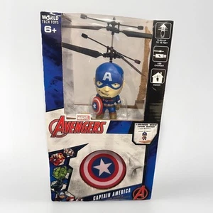 Marvel Avengers 3.5” Captain America Flying RC UFO Helicopter NEW Open Box - Picture 1 of 5