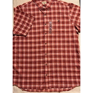 Red Head Bass Pro NWT Seersucker Plaid shirt Size XLT casual, summer, boating, - Picture 1 of 4