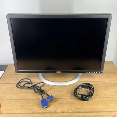 Dell 2005FPW 1680 x 1050 Resolution 20" Widescreen LCD VGA Computer Monitor NICE - Image 1 of 4