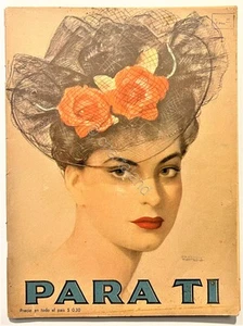 Rivista Argentina Moda - Para Ti - N. 1255 - 1946 Copertina Raul Manteola - Picture 1 of 3