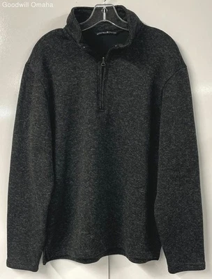 Men’s Black Beverly Hills Polo Club 1/4 Zip Pullover Size M - Image 1 of 4
