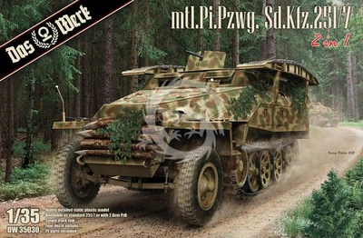 Mtl. Pi. Pzwg. Sd.Kfz. 251/7 Ausf. D (2 in 1) Das Werk DW35030 skala 1/35 - Immagine 1 di 4