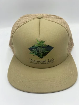 Gorra Diamond Supply Co Logo Beige Gráfico Ajustable Snapback Talla Única Foto 1 de 4