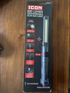 ICON 800 Lumen wiederaufladbare faltbare schlanke Stableuchte für die Arbeit, wasserdicht - Bild 1 von 6