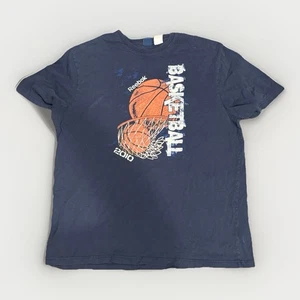 Reebok Basketball Grafik T-Shirt Herren Größe 2XL Vintage Sport Tee 2010 - Bild 1 von 3