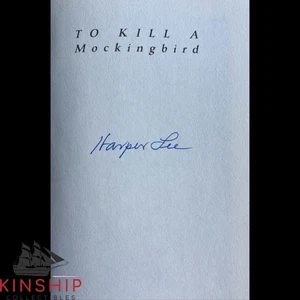 Libro de tapa dura firmado por Harper Lee para matar a un ruiseñor JSA LOA Auto Gem 10 E337 - Imagen 1 de 6