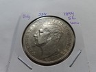 J54 Bulgaria 1894 Silver 5 Leva UNC Nice Toning