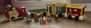 Vintage Fisher Price 1970’s Little People Circus Train Playset Almost Complete - Picture 1 of 13